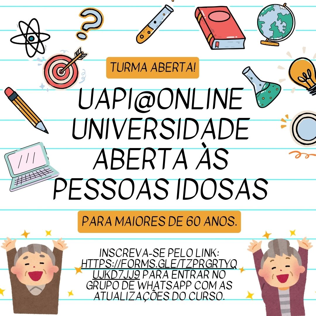 UAPIONLINE UNIVERSIDADE ABERTA ÀS PESSOAS IDOSAS