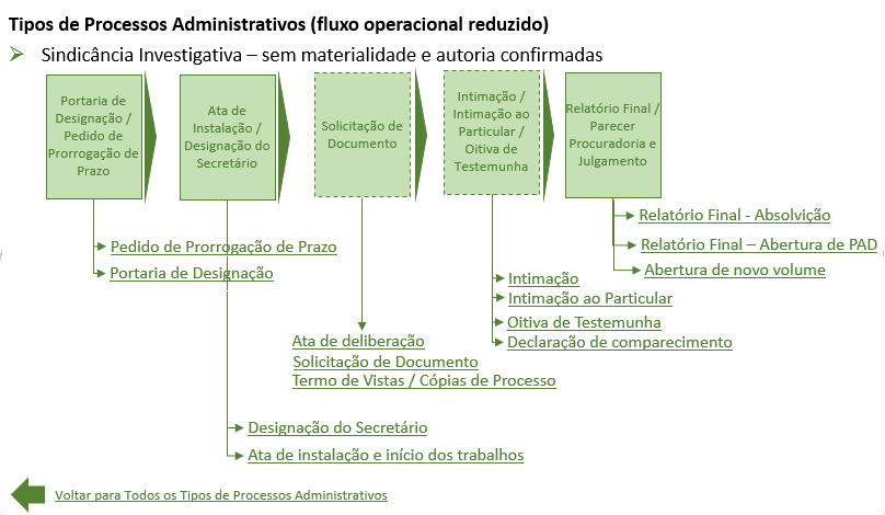 sindicancia investigativa