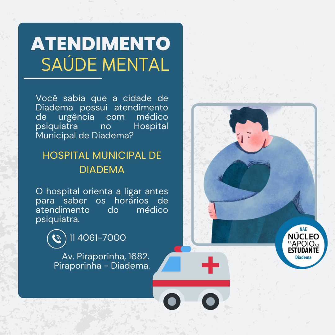 Atendimento Saude Mental Hospital de Diadema